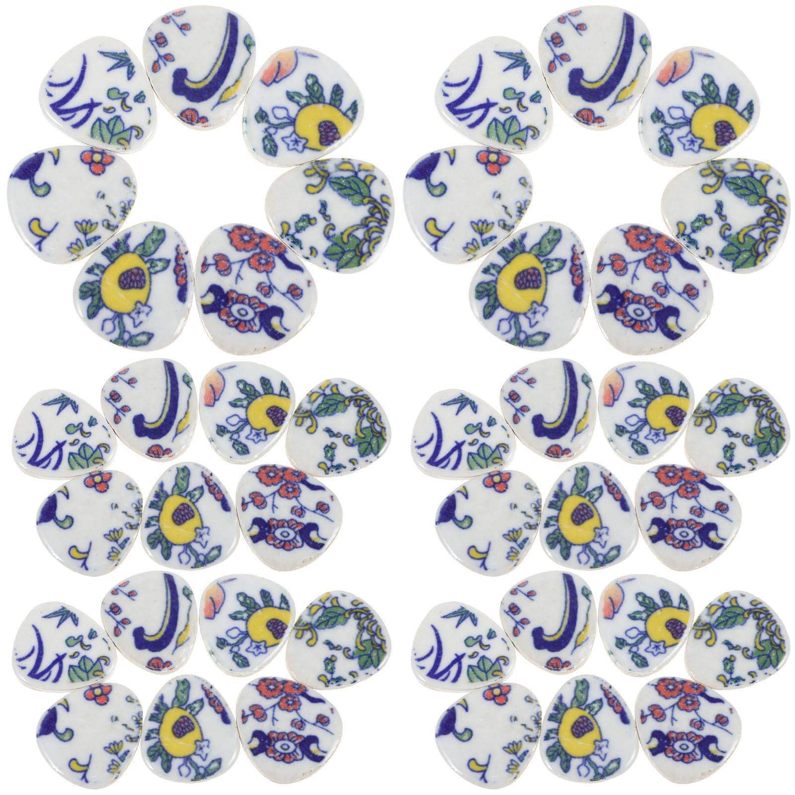 Azulejos de guijarros planos para crear mosaicos y manualidades hechas a mano
