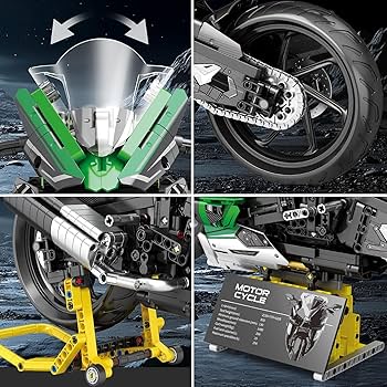 Reobrix 570 Kawasaki Ninja H2 SX SE 1:5 Motorcycle Model