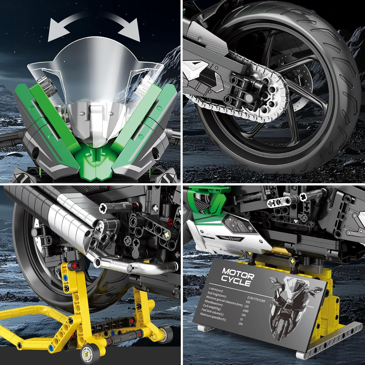 Amazon.co.jp: Reobrix 570 カワサキ ニンジャ H2 SX SE オートバイ