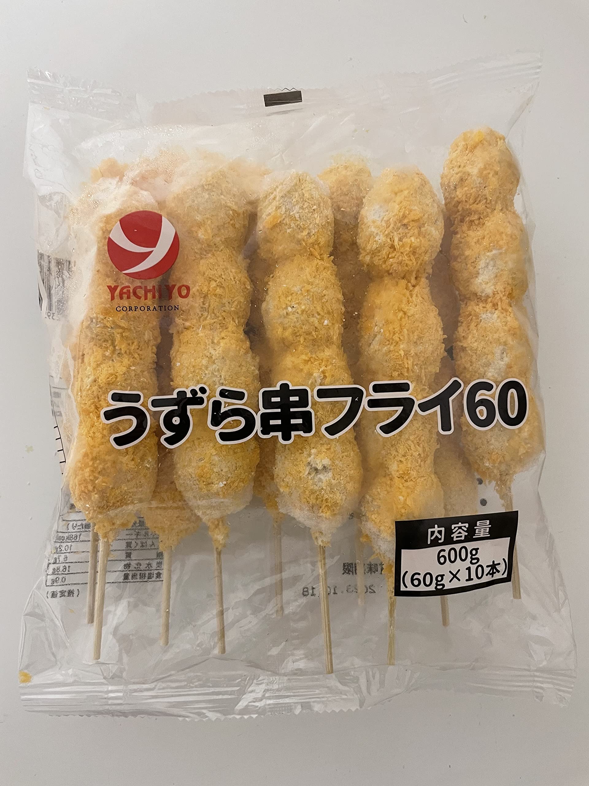 Amazon | [冷凍] 八千代商事 うずら串フライ 600g ×2個 | 八千代商事