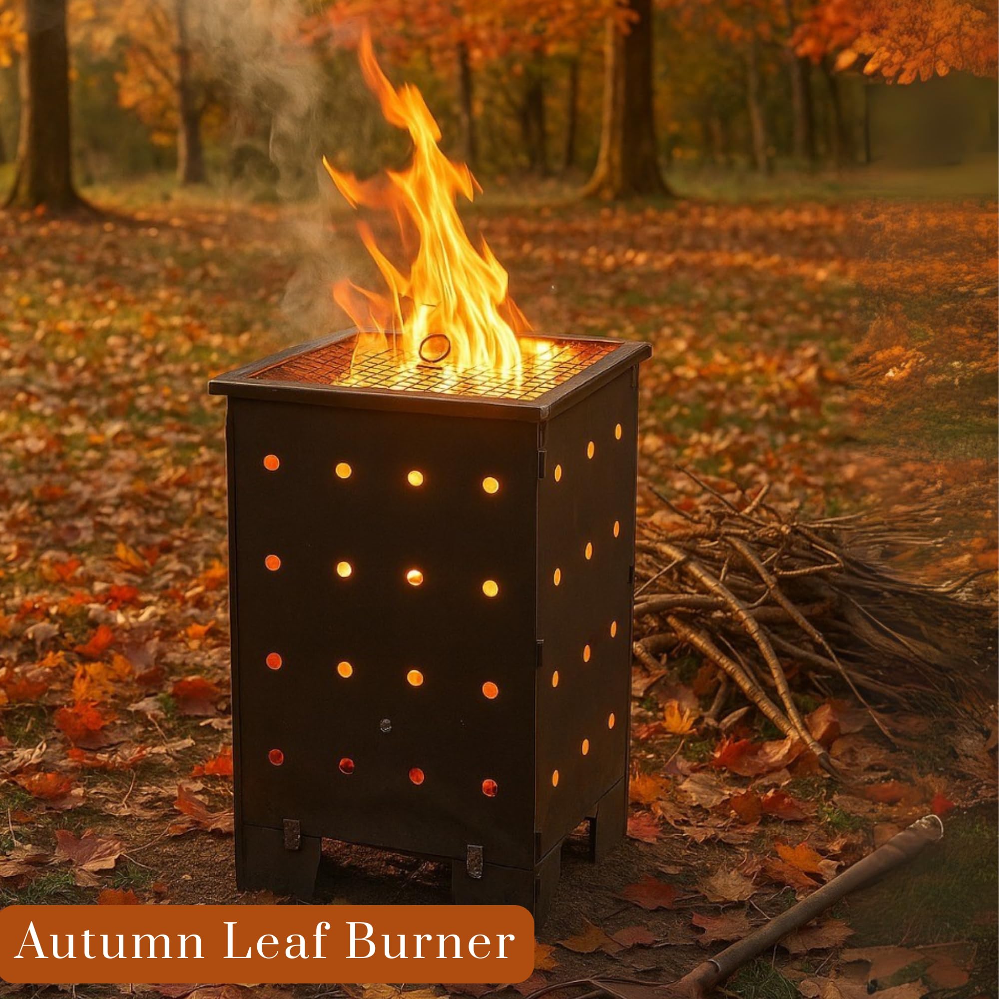 Heavy-Duty Burn Barrel - Outdoor Waste Incinerator -4 Heavy-Duty Burn Barrel - Outdoor Waste Incinerator -4