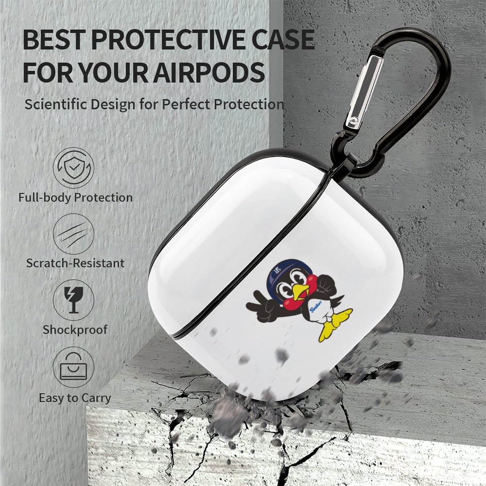 Amazon | Air Pods 3 ケース 東京ヤクルトスワローズ つば九郎