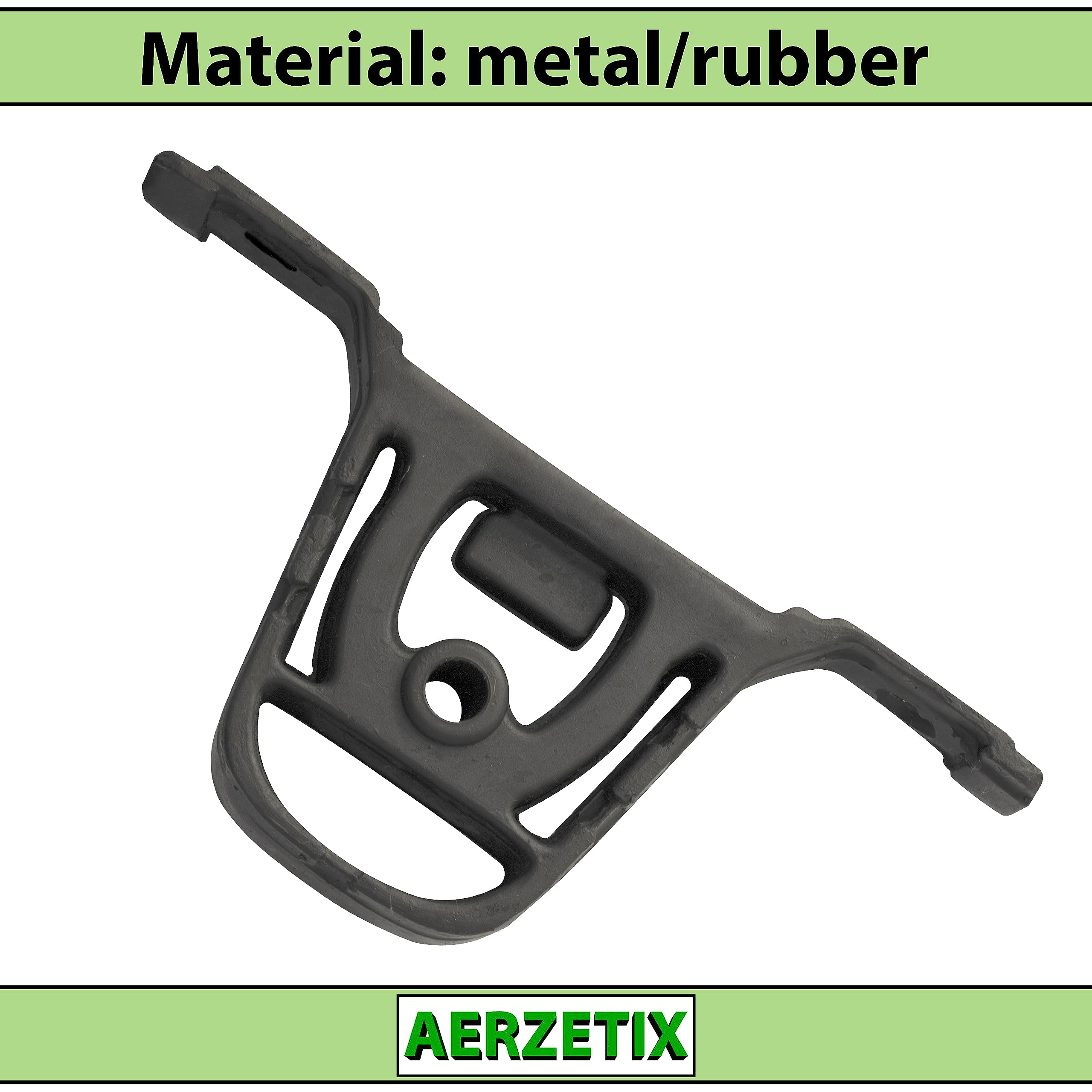 AERZETIX - C66994 - Soporte, silenciador en caucho/metal con soporte - compatible con números OE 1 732 926, 1820 1 732 926, 1820 7 500 281, 1820 7 503 246, 7 500 281, 7 503 246