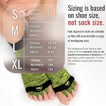 My Happy Feet Foot Alignment Socks with Toe Separators Holiday Socks for Women & Men - Cozy Christmas Gift Idea