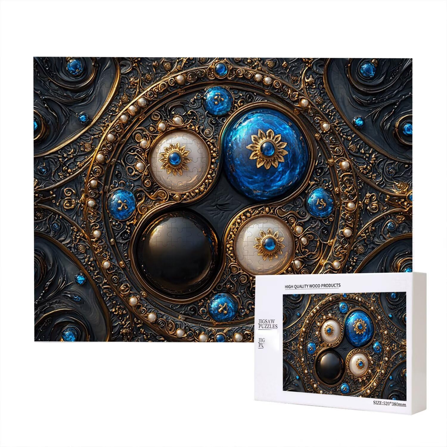 Układanka Jigsaw, 5000 sztuk klasycznych układanek, łamigłówka księżycowa relaksacyjna inteligencja, trudne trudne puzzle dla dorosłych wymagające puzzle gra rodzinna, prezent dla miłości przyjaciela