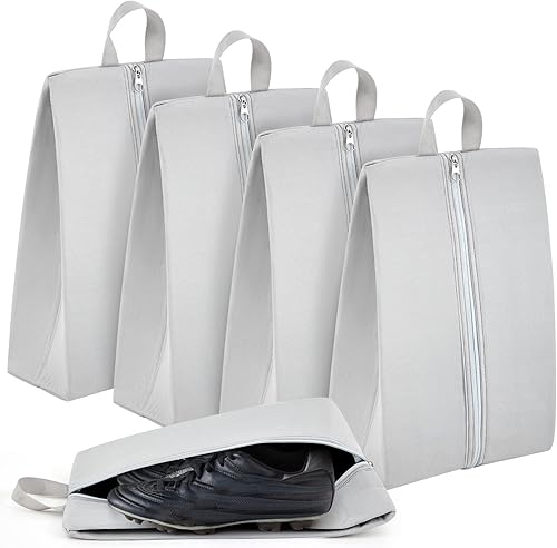Miniatura 8 de Leinuosen Bolsa de tacos para zapatos a prueba de olores para viajes, resistente al agua, absorbe los olores, ligera, bolsa organizadora de zapatos