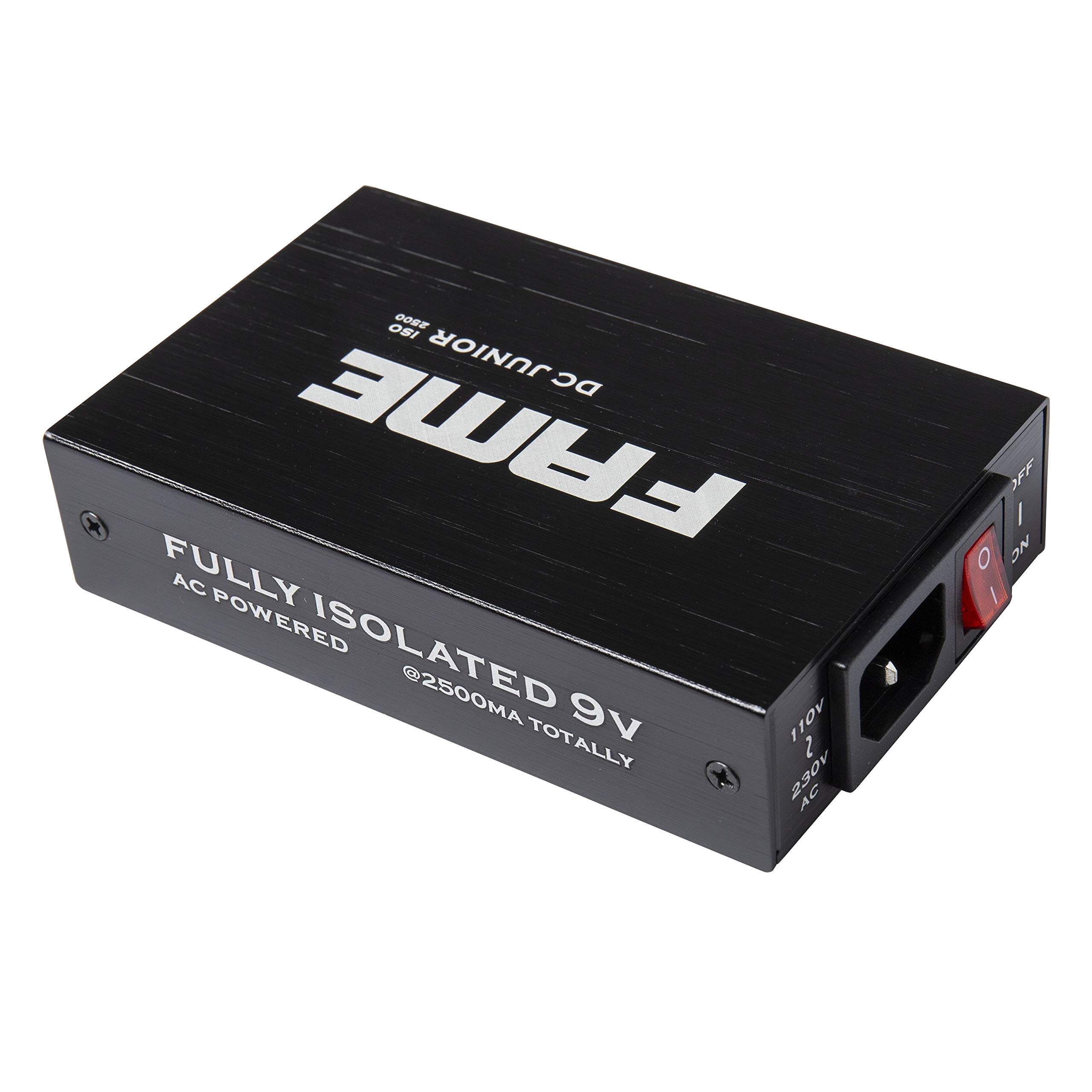 Fame Netzteil, Multinetzteil mit 9V DC und 2500mA für 5 Effektgeräte, Gitarrenzubehör Pedale für Pedalboard, DC Adapter
