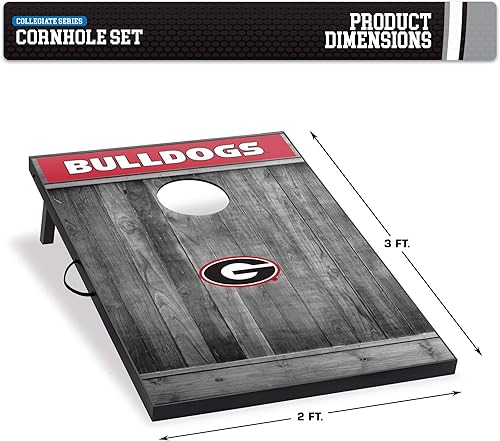 Vista 57 de Wild Sports Juego de Cornhole de madera MDF NCAA de 2'x3