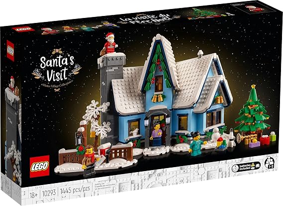 Lego Set of 2: 10293 Visit of Santa Claus & 10275 Elf Clubhouse