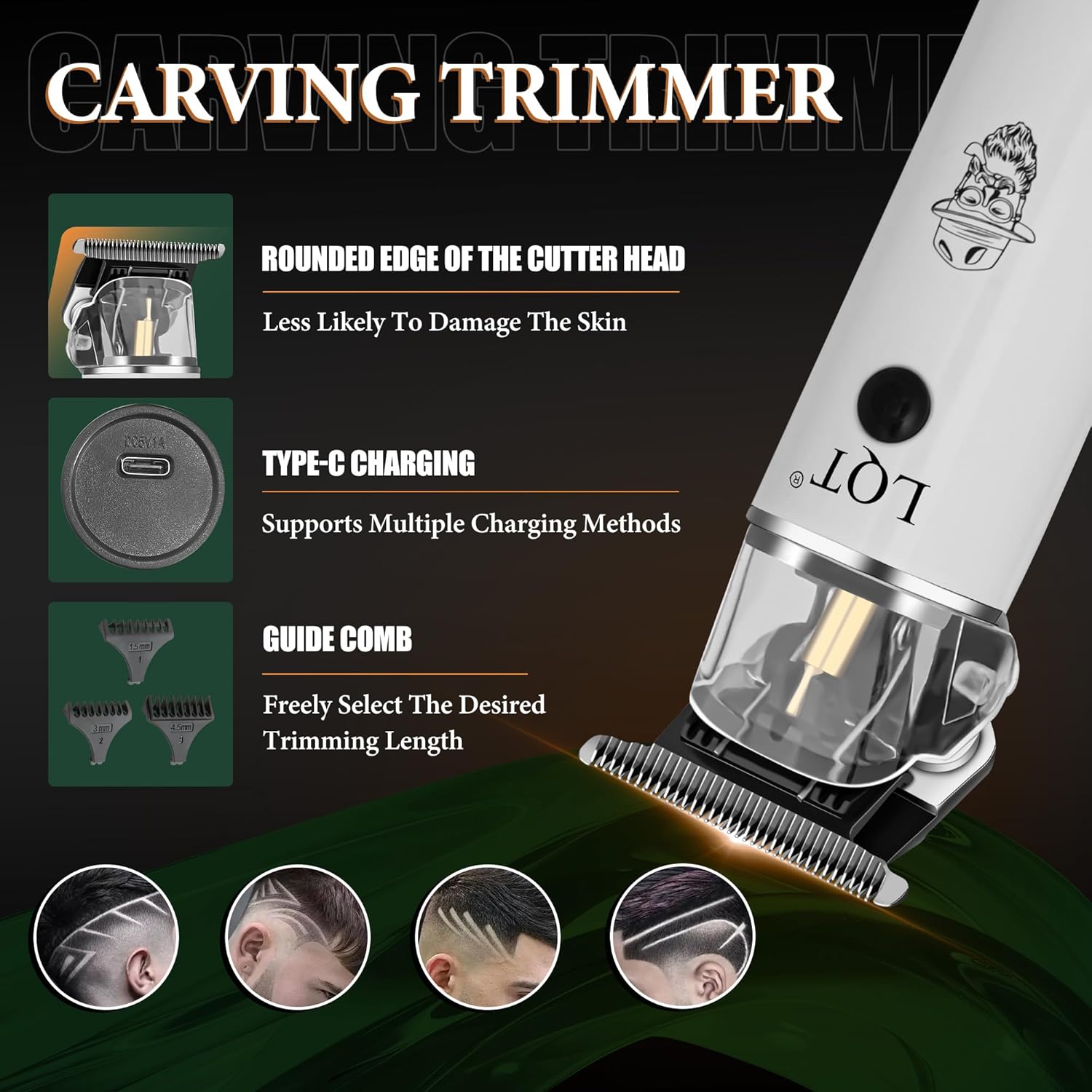 Professional Men's Grooming Kit: Electric Foil Shaver, Beard Trimmer & Hair Clipper for Bald Head & Face - The Cordless Christmas Gift for Dad/Him