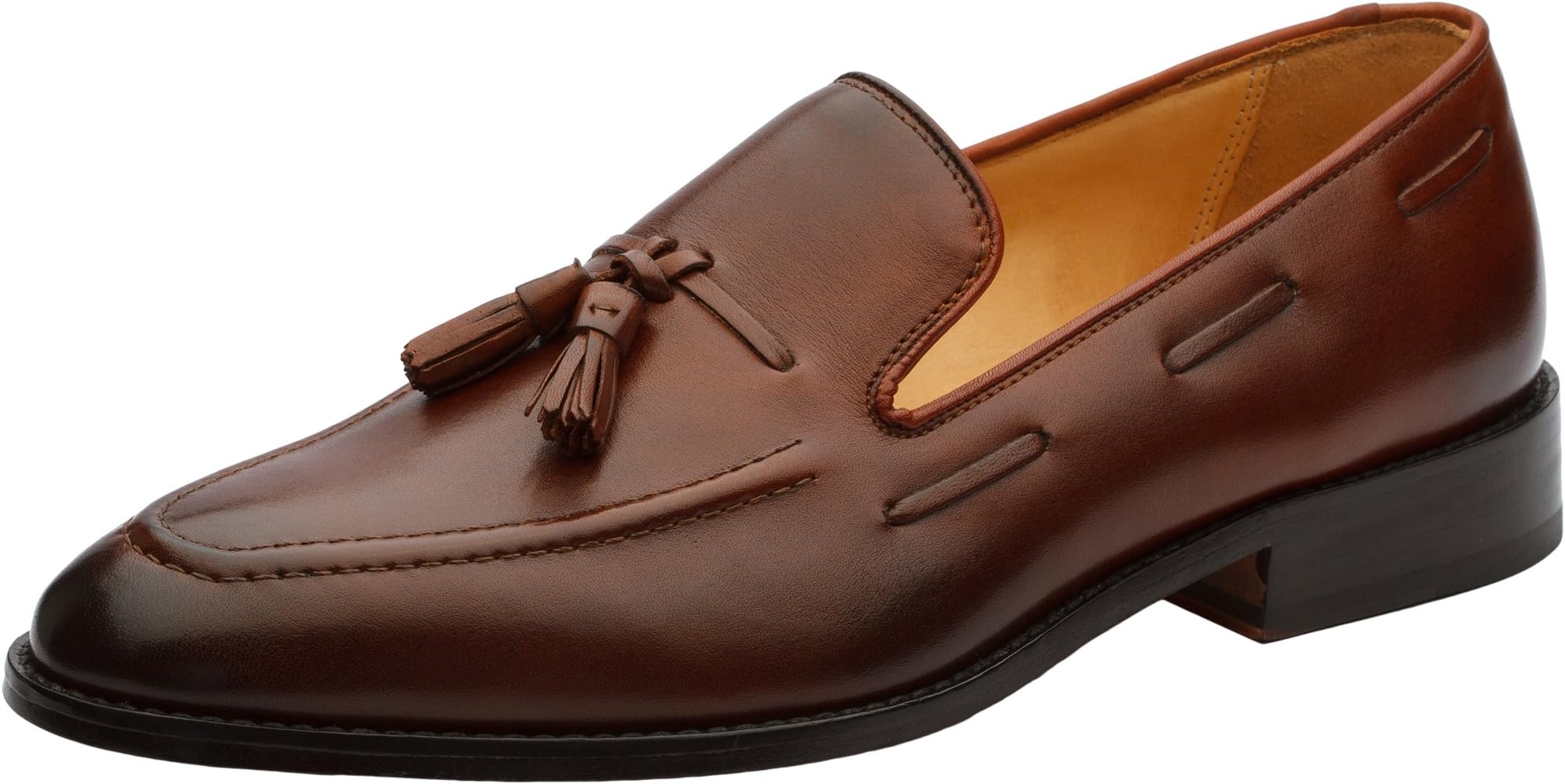 3DM Lifestyle Men's Tassel Slip-On Leather Loafer