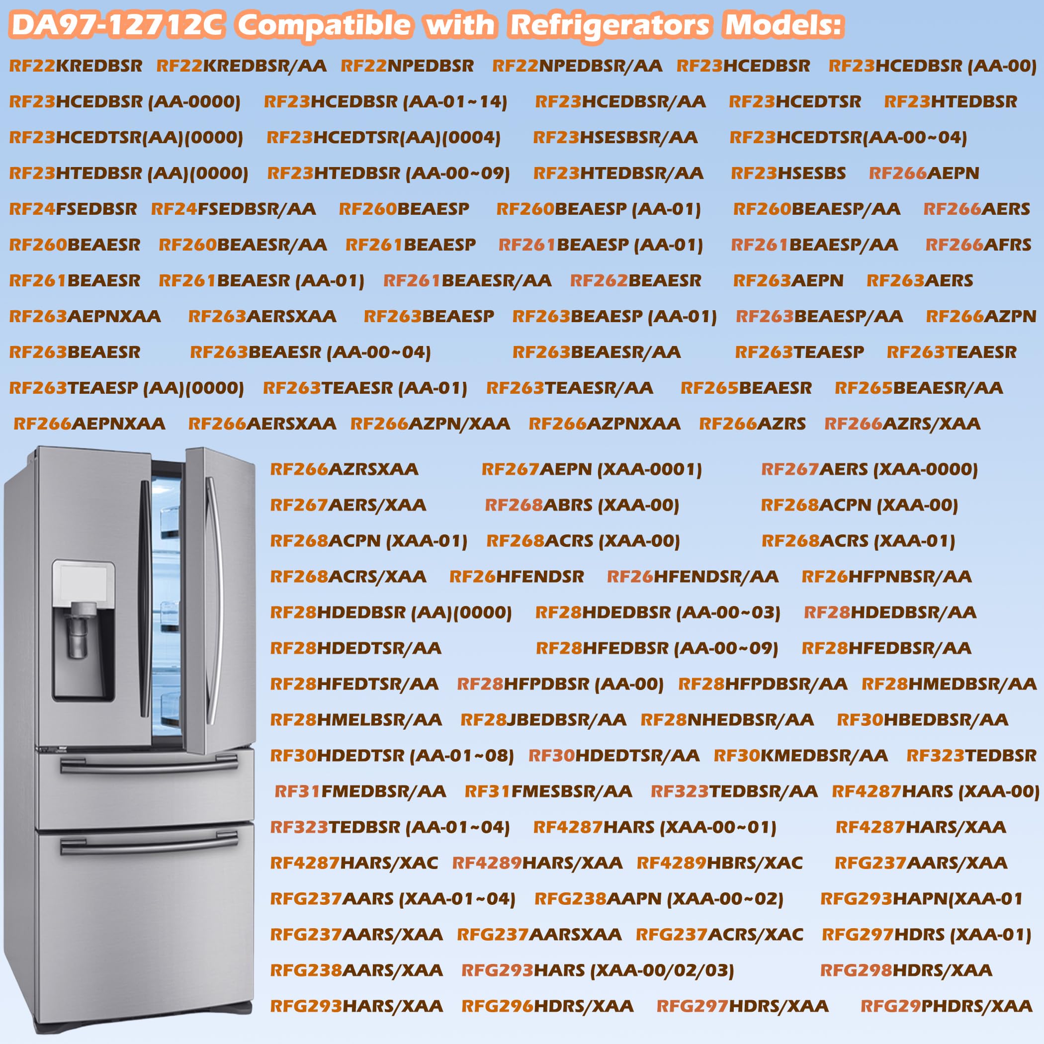 Amazon.com: DA97-12712C Freezer Door Handle Compatible for Samsung