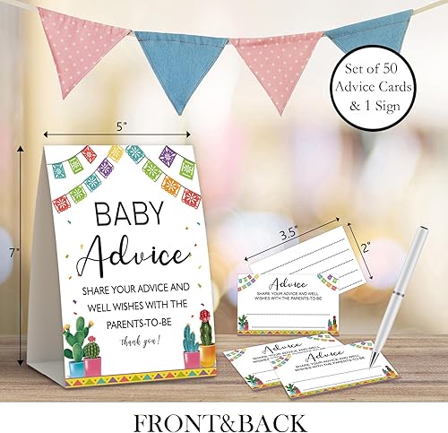 Miniatura 2 de Tarjetas de consejos para baby shower para padres, juego de fiesta temática de baby shower, tarjetas de consejos para baby shower, libro de