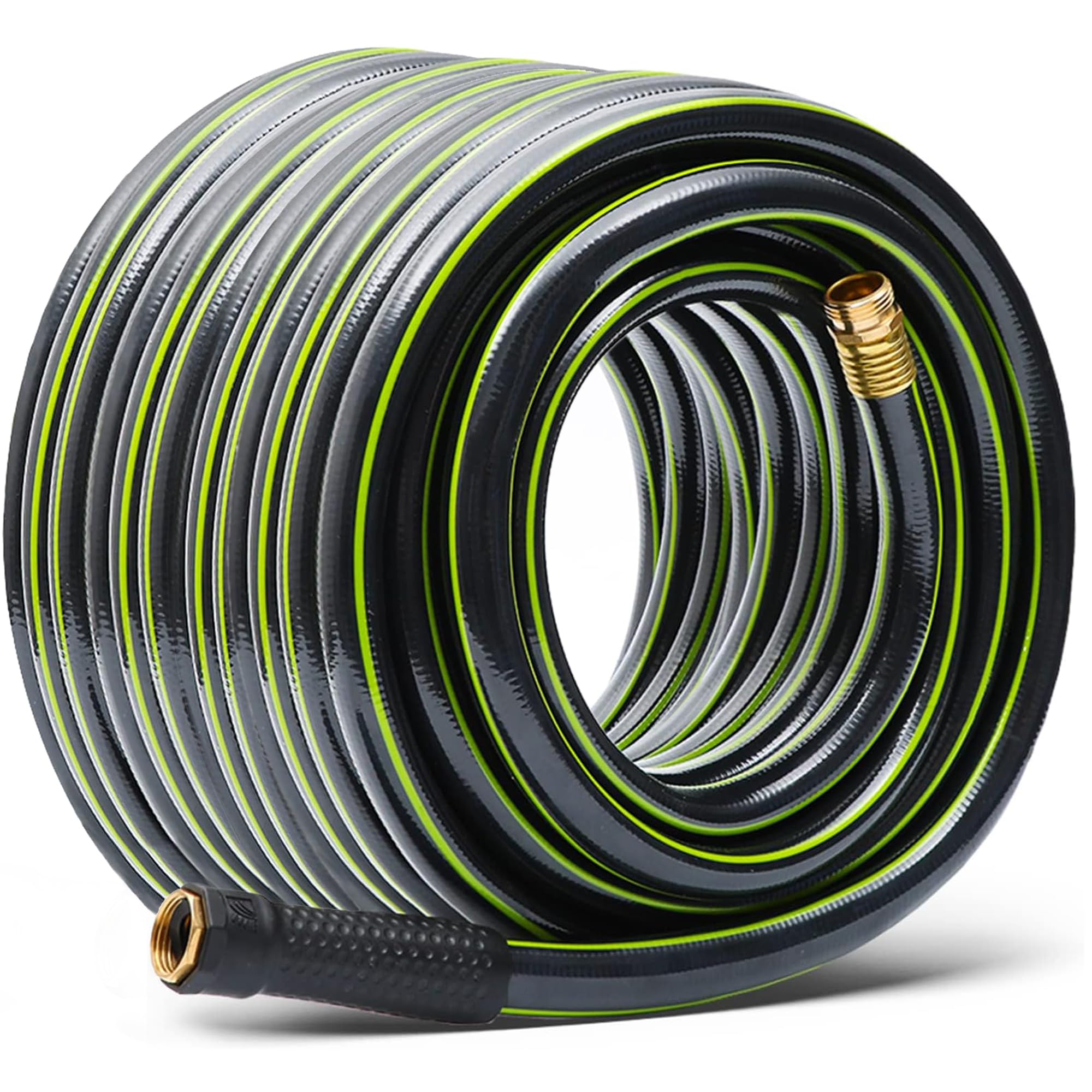Tuyau d'arrosage durable Worth Garden 3/4 raccord laiton flexible 30m
