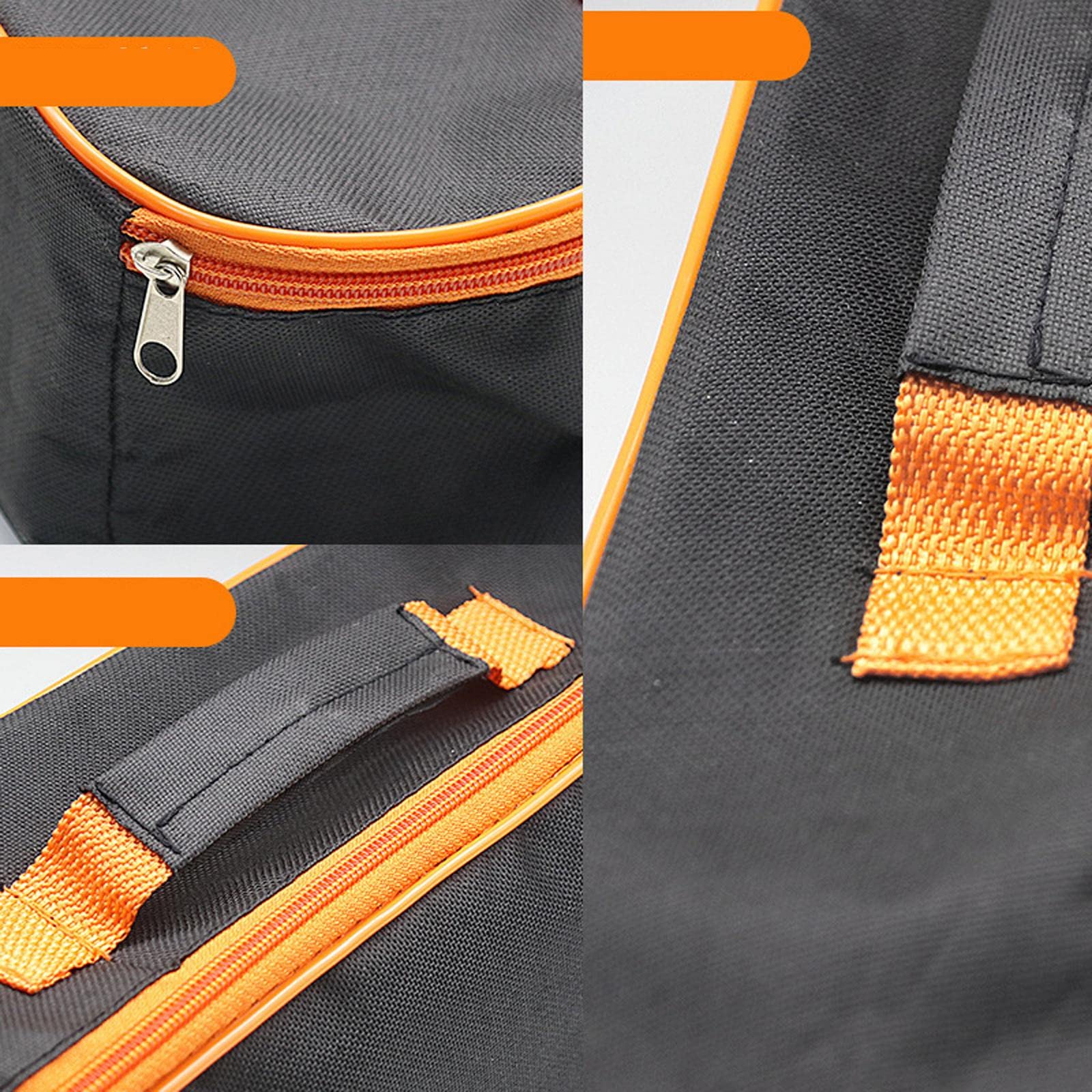 perfk Organizador de Maletero, Bolsa de Herramientas con Cremallera Duradera, Bolsa de Almacenamiento Plegable para Aspiradora de Coche, Manija Única