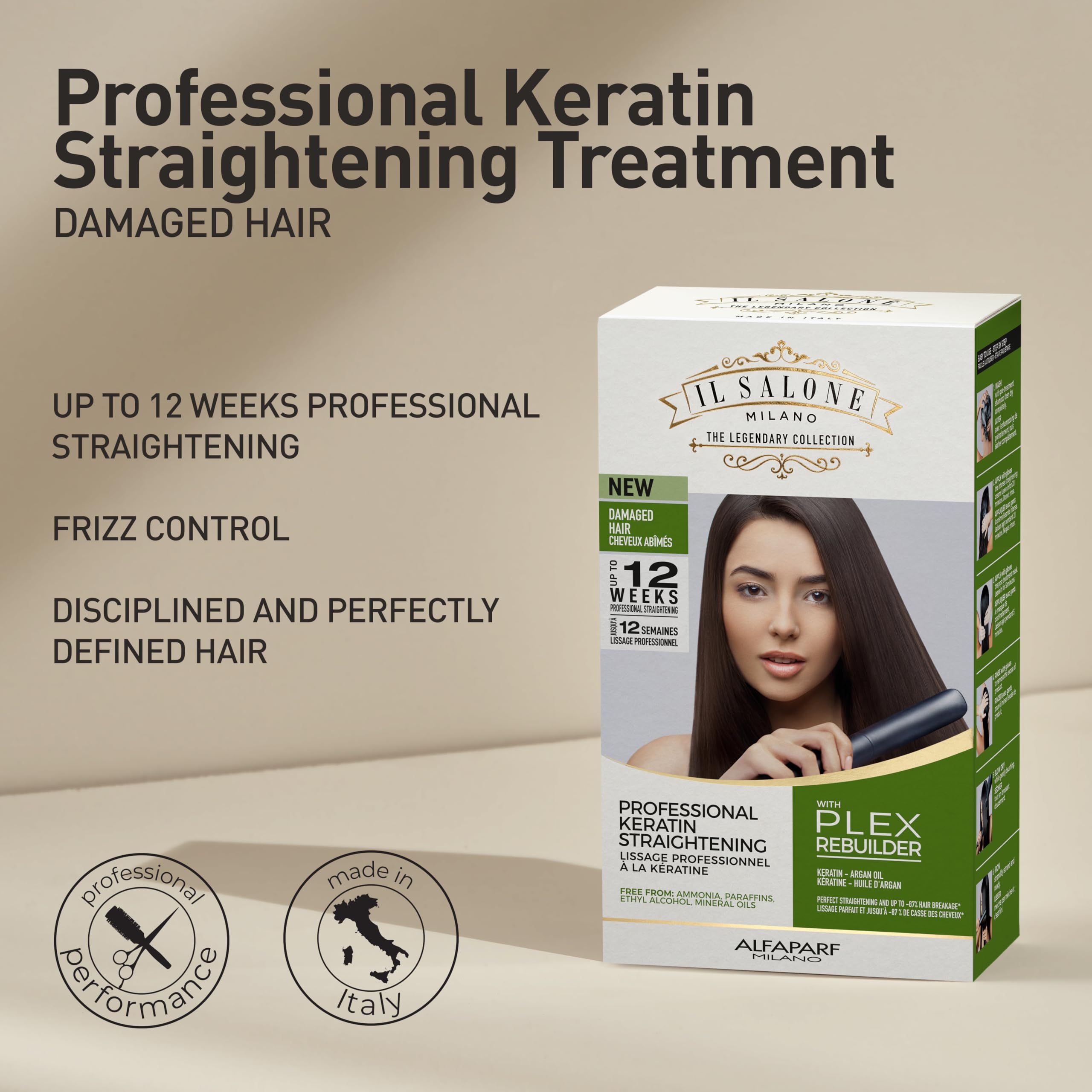 Amazon.com: Il Salone Milano At Home Keratin Hair Treatment with