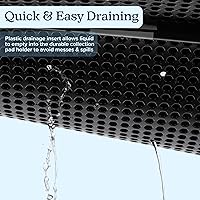 Vista 5 de Almohadilla de Césped Artificial para Orina de Cachorros para Perros y Mascotas Pequeñas - Almohadillas de Césped Reutilizables de 4 Capas de 16x20