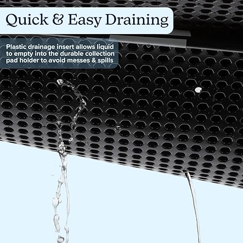 Miniatura 2 de Alfombra de baño de césped artificial para cachorros y mascotas pequeñas, para uso en interiores y exteriores