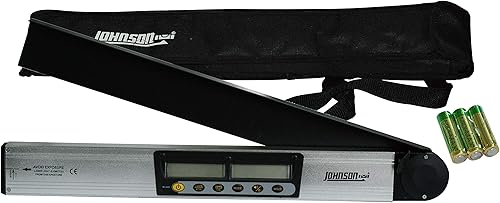 Johnson Level  Tool 40-6065 - Localizador magnético digital de nivel y ángulo con láser de puntos 21 pulgadas color negro 1 nivel