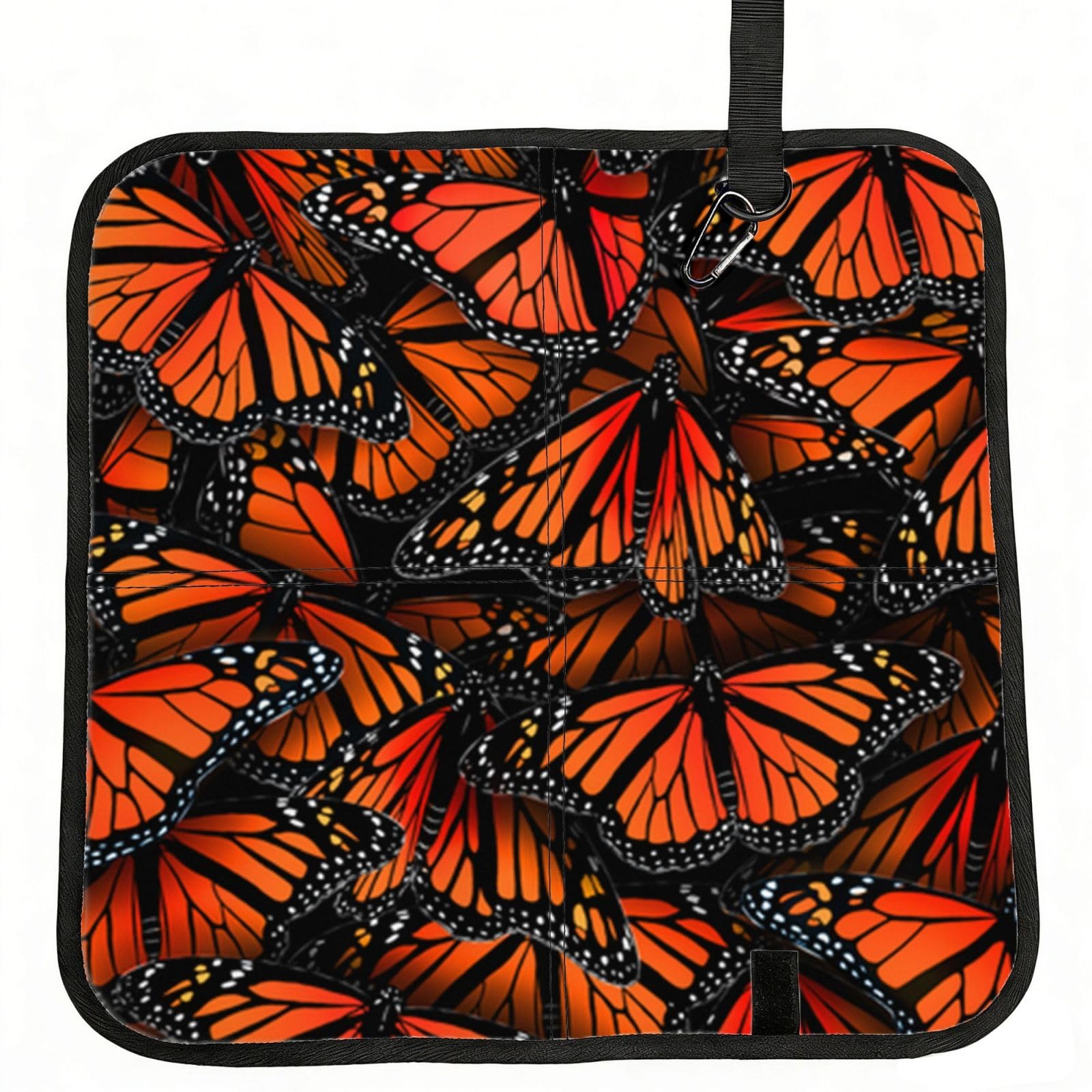 ERCgad Monarch Butterflies Print Foldable Seat Cushion Portable Chair Pad Lightweight Travel Outdoor Office Home