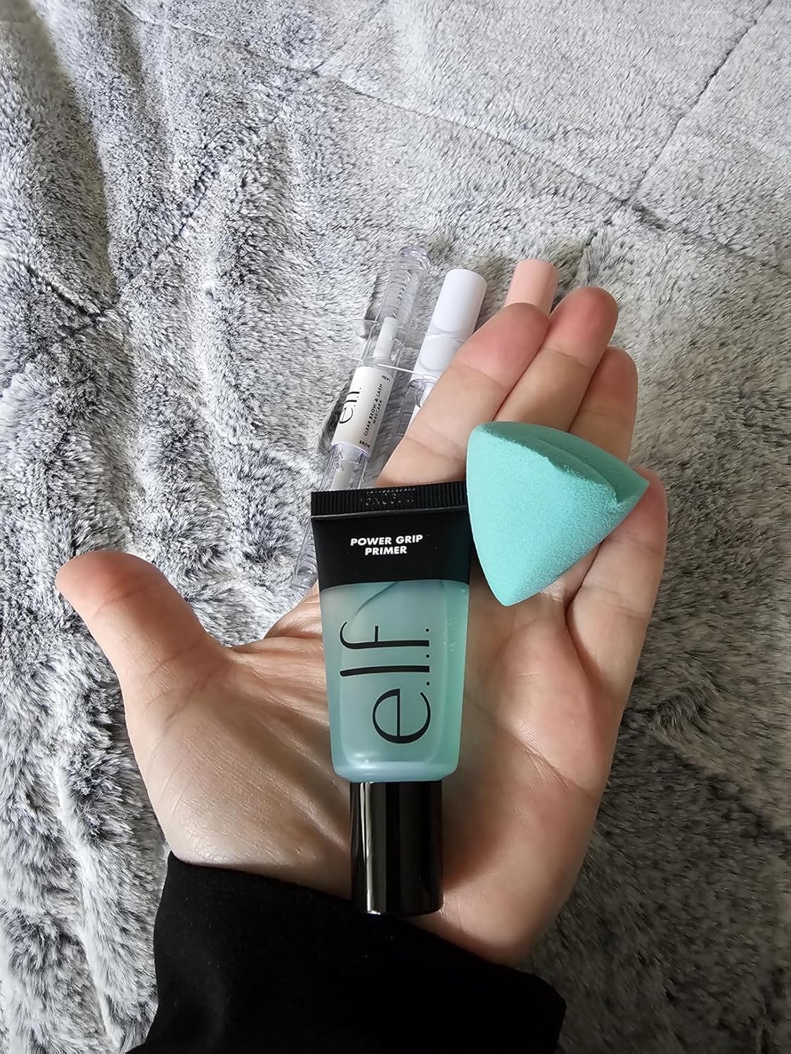 e.l.f. All Day Every Day Makeup Kit, Hydrating Face Primer, Curling Mascara, High-Shine Lip Gloss & Clear Eyebrow Gel + Mascara, Vegan & Cruelty-Free