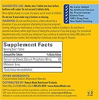 Vista 6 de Nature Made, tabletas de melatonina tabletas, 0,00017 oz, 90