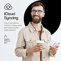 Vista 3 de ORBIT x Gafas - Encuentra tus gafas y Apple Find My (solo iOS), Rastreador de gafas - No compatible con Android