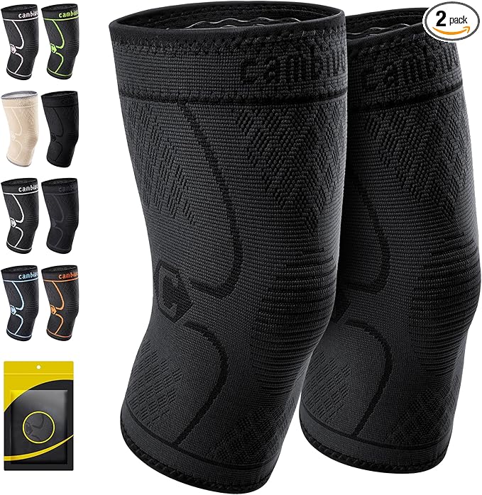 Compression knee sleeve for improved blood flow, make for a speedy recovery