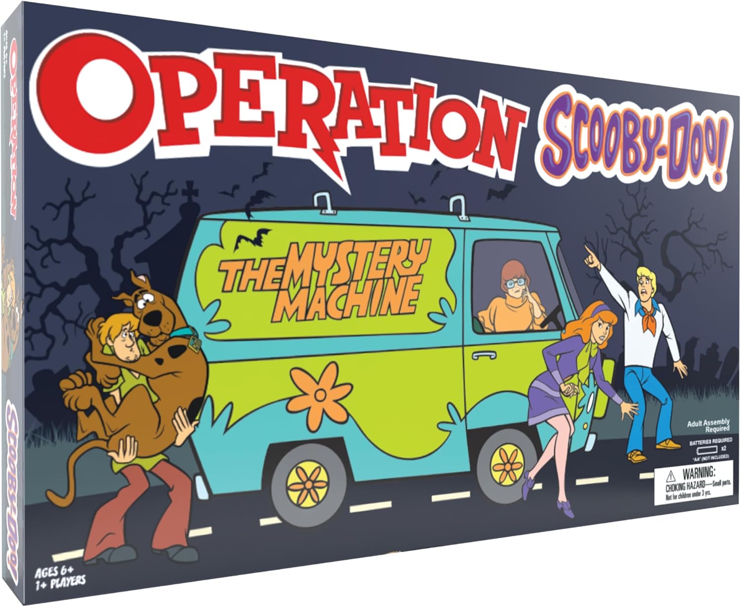 Operation: Scooby-Doo! Board Game, Classic Electronic Remove The Objects or Get The Buzzer Game, Featuring The Mystery Machine, Ages 6+, Players 1+