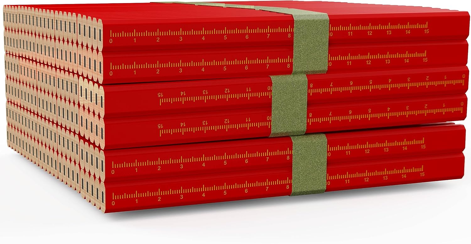 RONDURE 110 Pieces of Carpenter Pencils for Construction Woodworking Precise Markings -Contractor Framing Pencil (110)