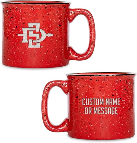 Miniatura 47 de Rico Industries NCAA Utah Utes - Taza de café personalizada de 12 onzas con logotipo grabado con láser profundo, taza de cerámica para acampar con
