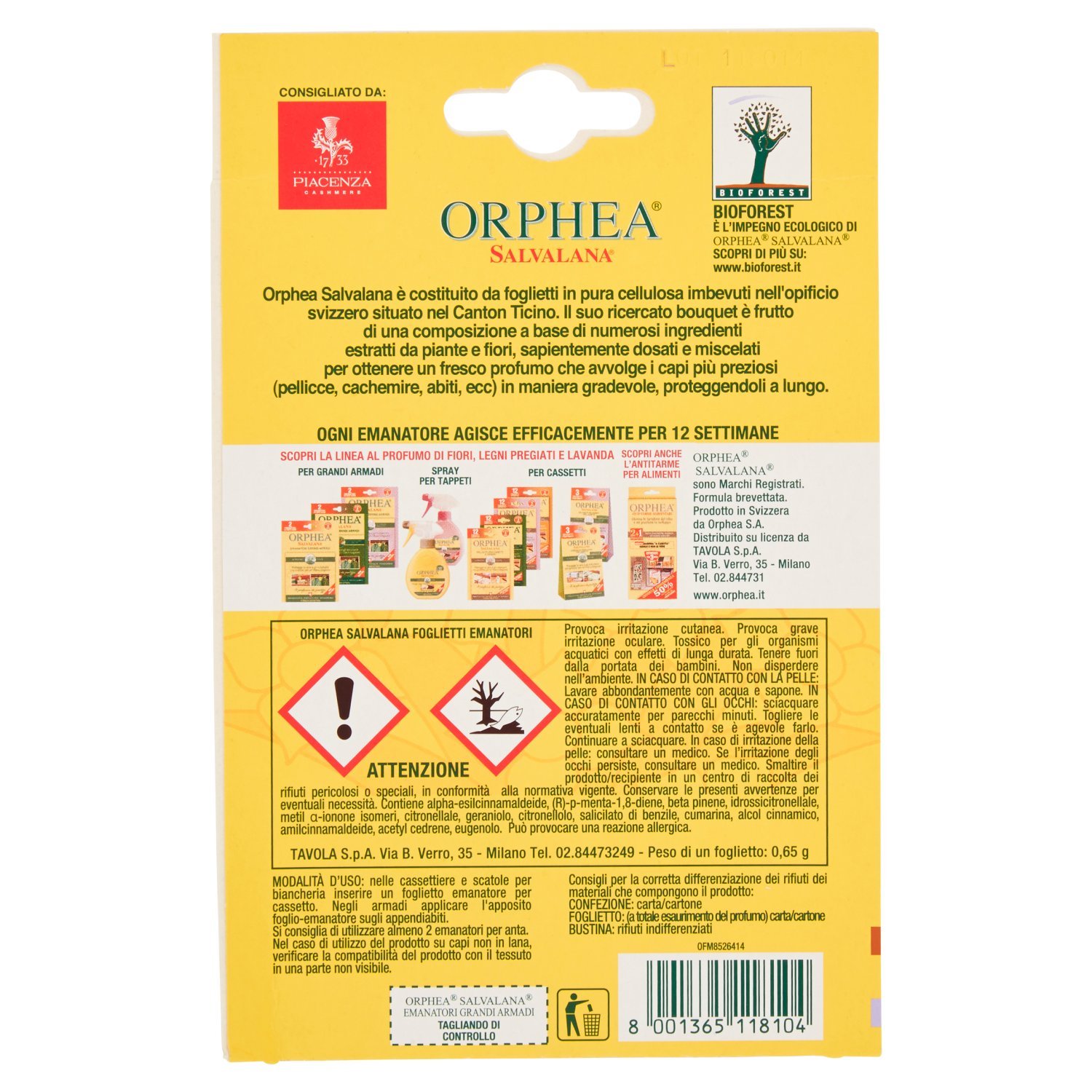 Orphea Salvalana 12 Feuilles Au Parfum De Fleurs