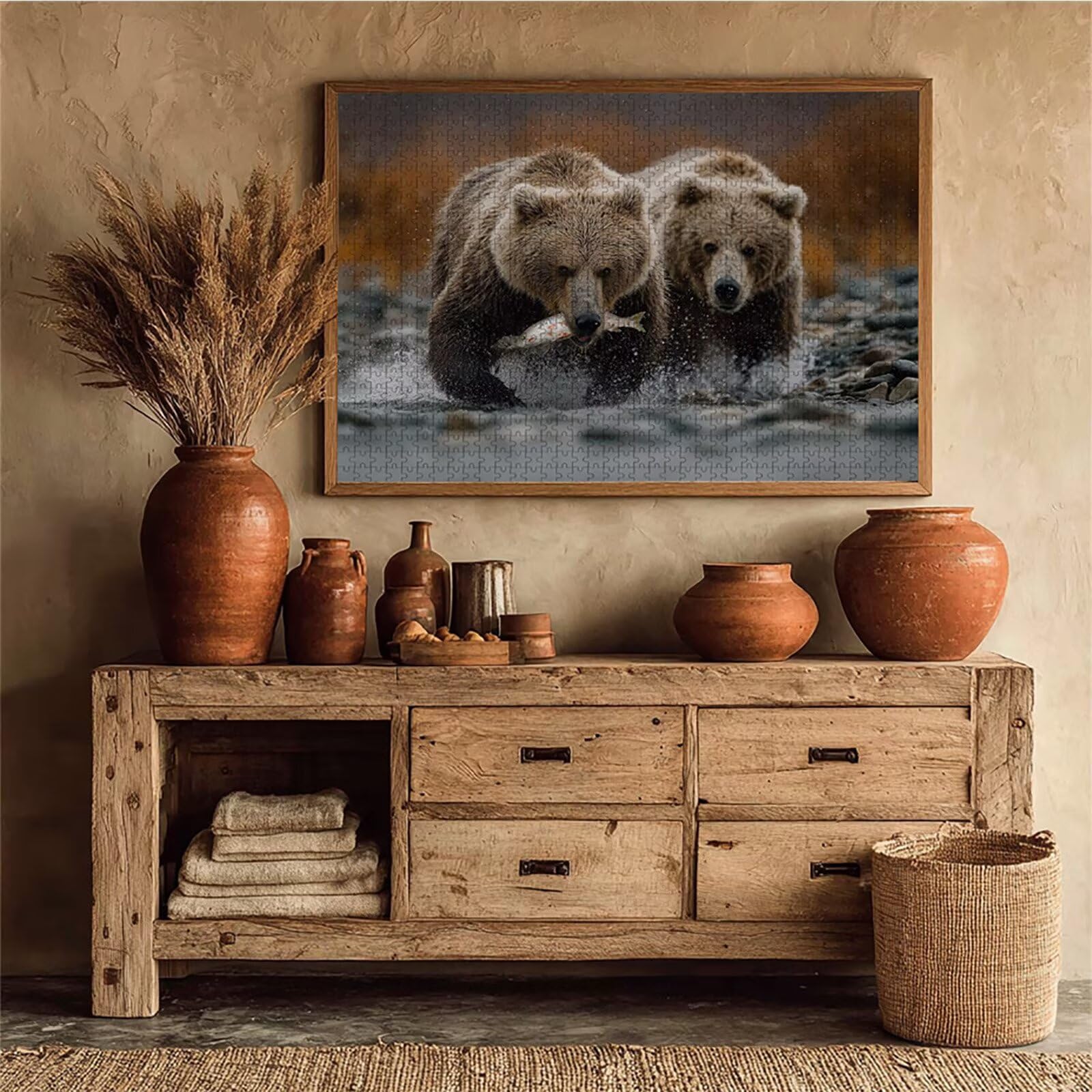 Puzzle 2000 elementów dla dorosłych urocze, drewniane puzzle, 99 x 70 cm, dla mężczyzn, kobiet, starszych, seniorów, części, ściśle do siebie pasują, dekompresja, dekoracja ścienna, prezenty dla