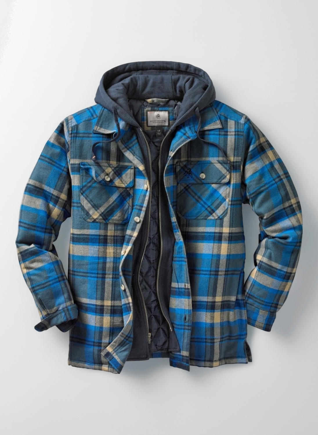 Legendary Whitetails Men's Maplewood Hooded Shirt Jacket Shirt Jacket (pack of 1)