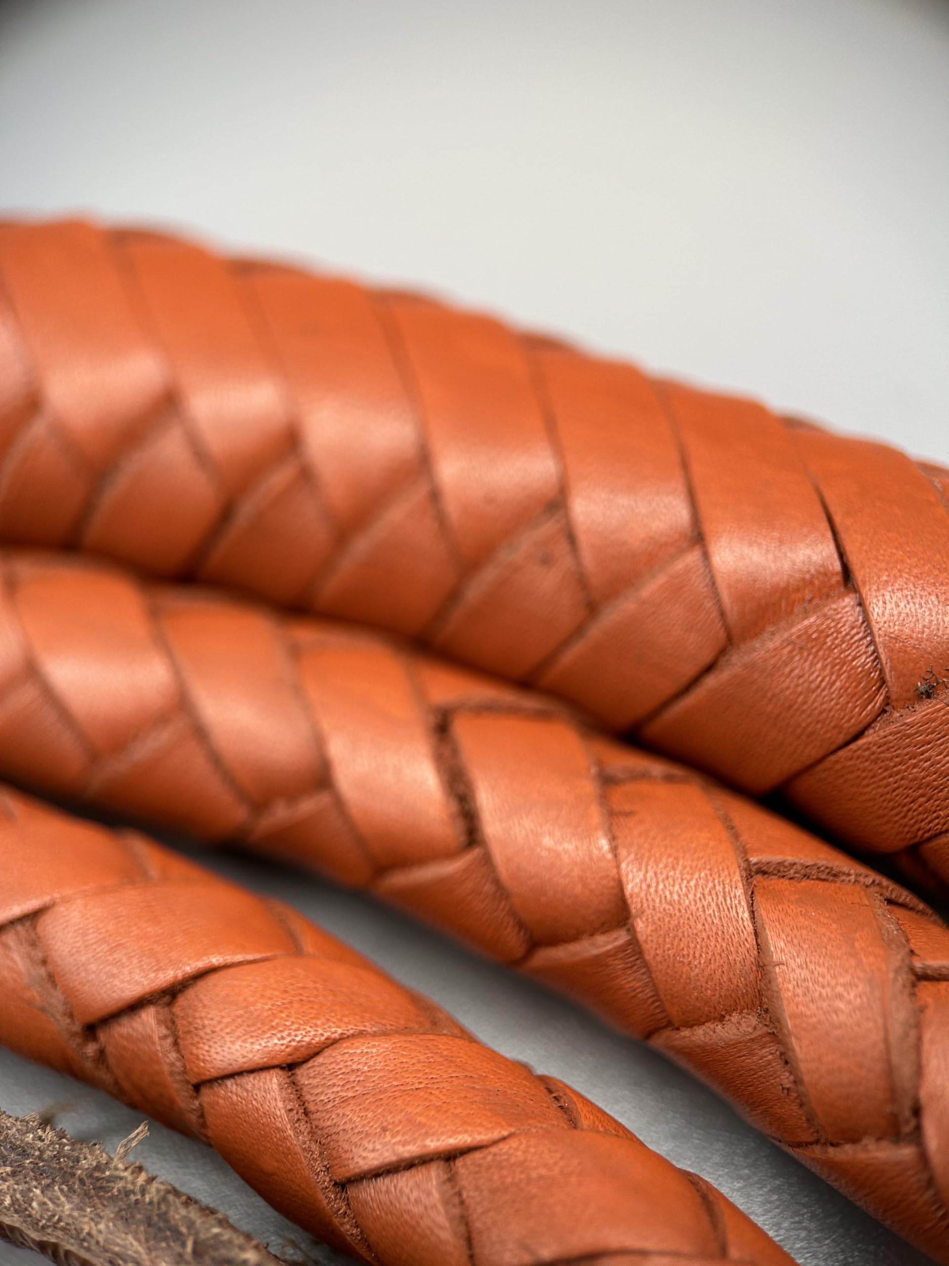 Generisch Bullenlederpeitsche Bullwhip in Tan, 3FT-10FT (4FT ~ 122cm)
