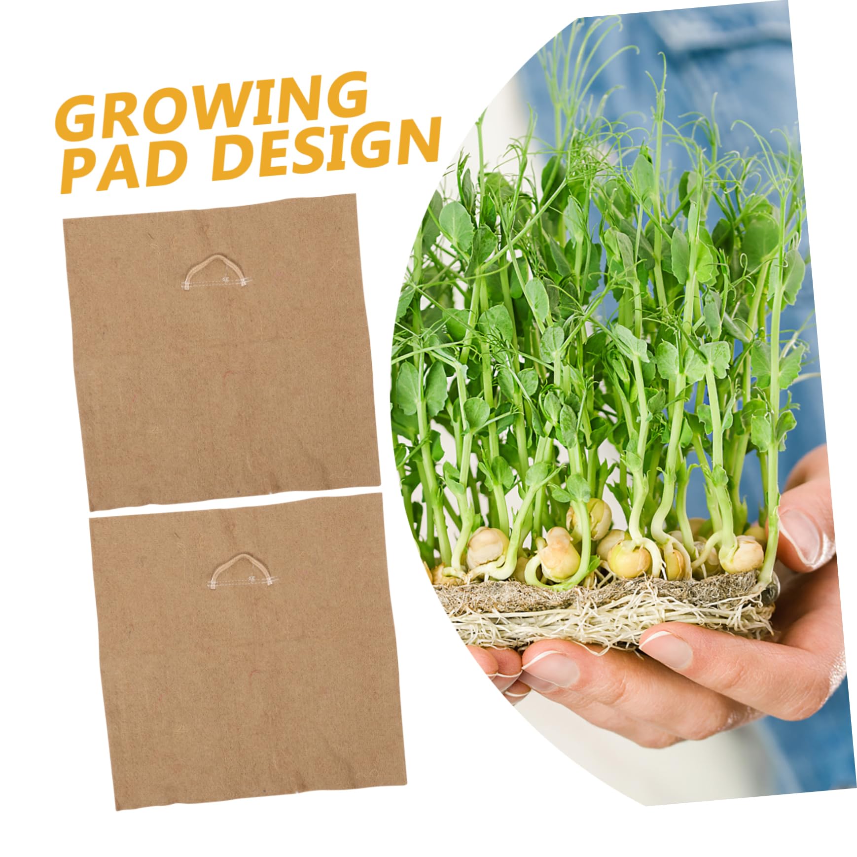 VANZACK Lot De 4 Plateaux De Culture pour Semis Plateaux De Culture pour Micro-Pousses Plateau D'Arrosage Carré pour Germination Fournitures De Semis Papier pour Plateau De Semis