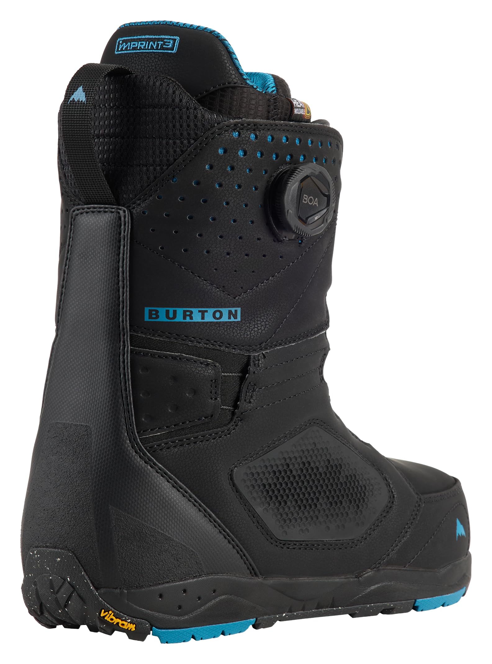 2024 Burton Photon BOA Mens 9 Black Snowboard Boots, Boots