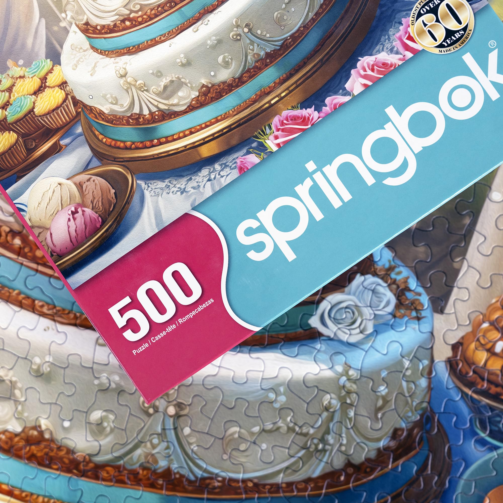 Springbok 500ピース ジグソーパズル ケーキデザイン Springbok 500ピース ジグソーパズル ケーキデザイン Amazon.co