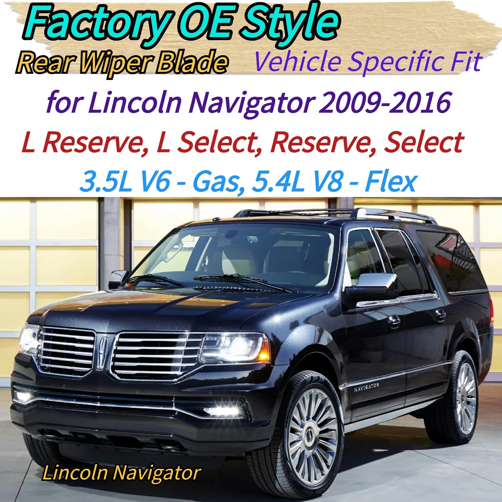 Amazon.com: YYZYBB Rear Wiper Blade & Arm Replacement for Lincoln