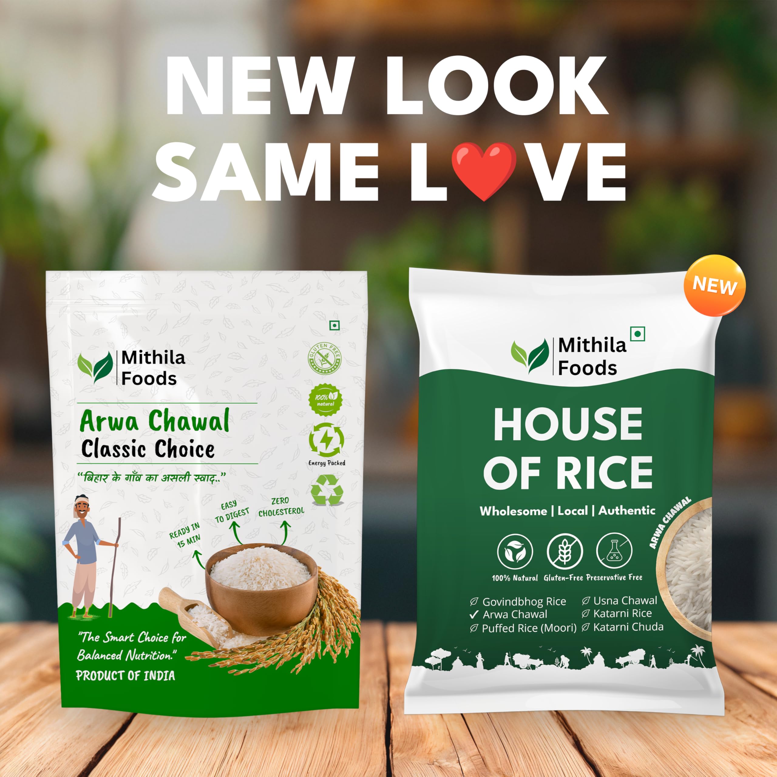 MITHILA FOODS 1 Kg Premium Arwa Chawal | Classic Soft, Fluffy, Non-Sticky Rice Texture | Ideal for Khichdi, Dal-Chawal | No Preservatives | Authentic Traditional Cultural Flavor From Bihar - Image 3 thumbnail