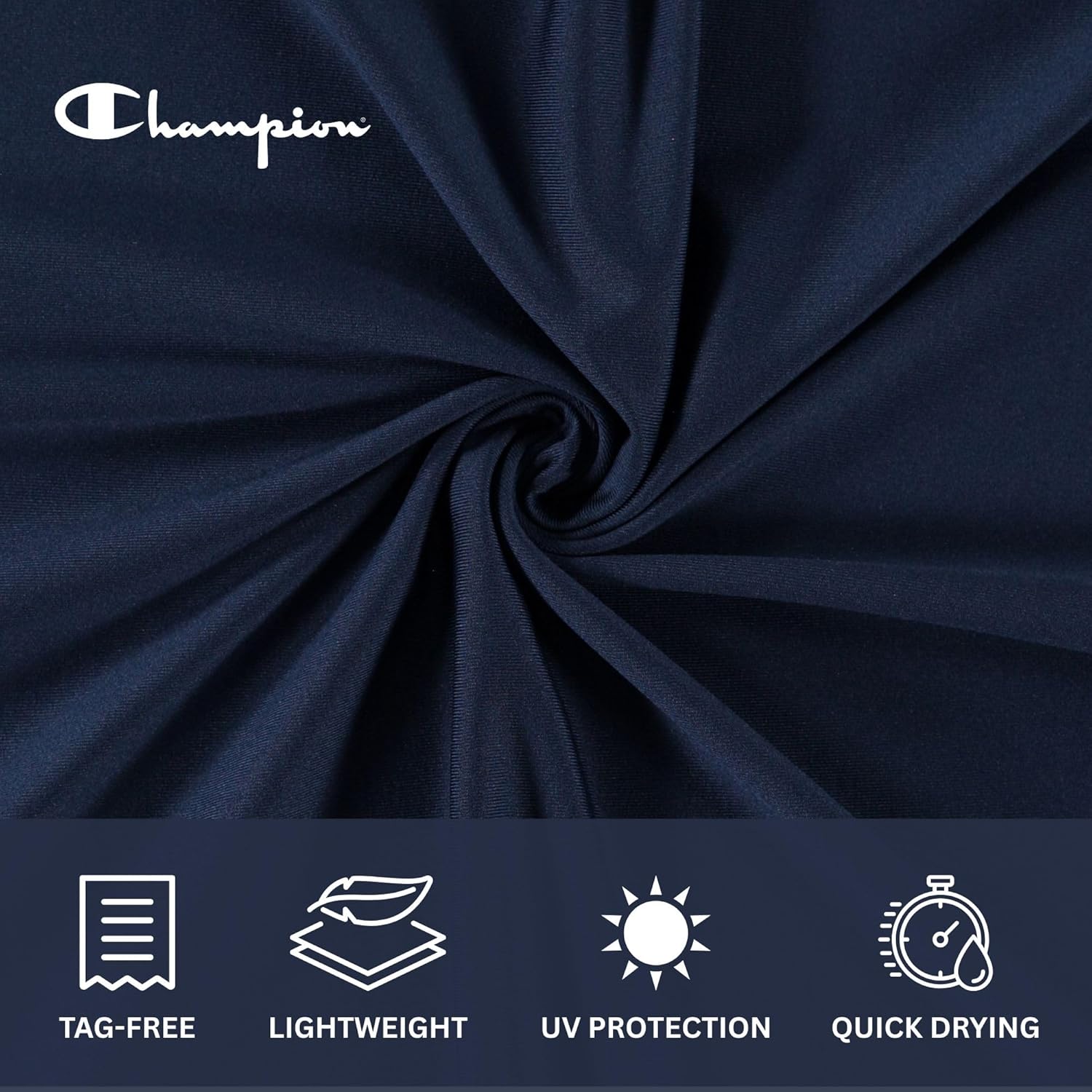 Champion Rash Guard for Men, Long Sleeve Mens Swim Shirt for Fishing Hiking UPF+ 50 SPF Sun UV Protection, Quick Dry - Image 6