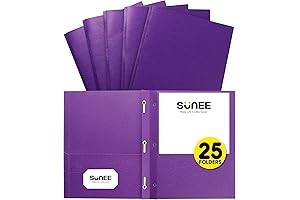 SUNEE Professional Folders with Prongs