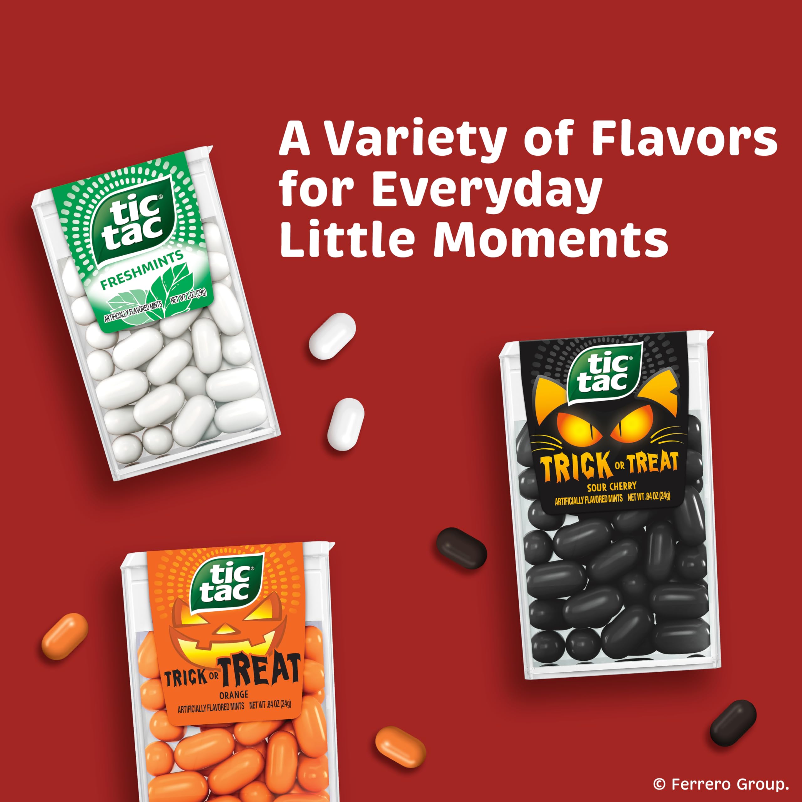 Amazon.com : Tic Tac Trick or Treat Sour Cherry Mints, Great for