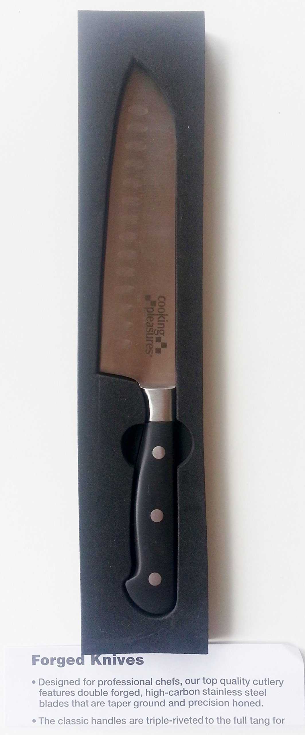 Santoku couteau de chef japonais forgé de haute précision