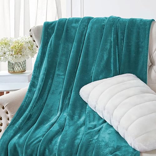 Miniatura 7 de Manta de forro Walensee de felpa, ligera, de microfibra súper suave, para sofá, cama, ultralujosa, cálida y acogedora para todas las estaciones