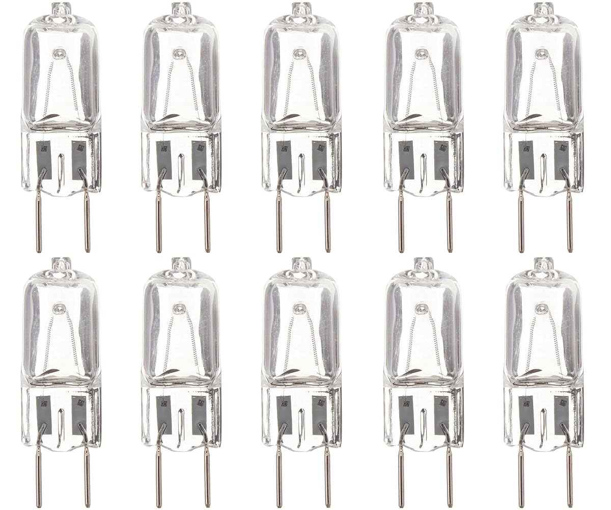 Anyray (10)-Pack Replacement Light Bulb 120V 50-Watt For Wb08X10051 Microwave