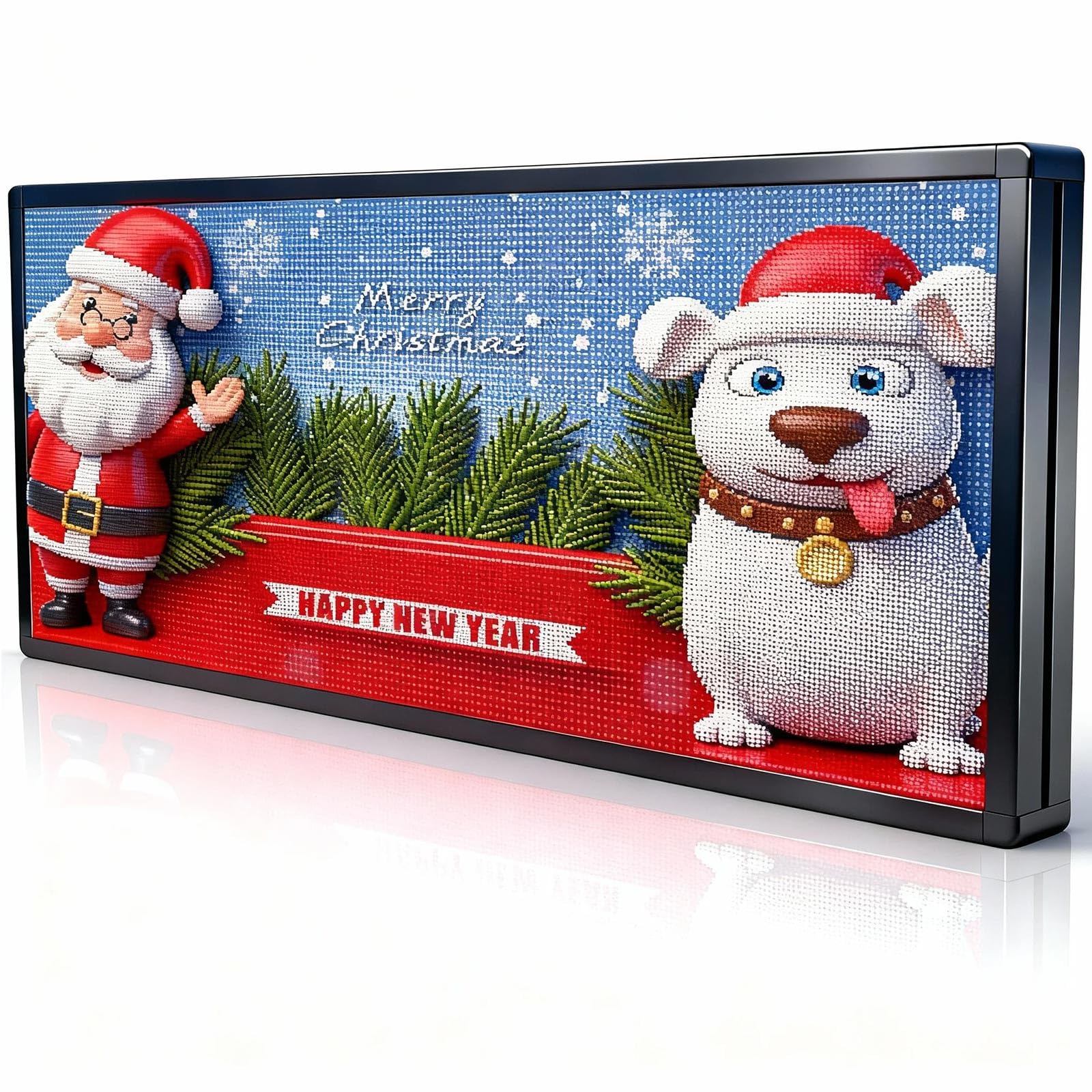 P6(40" * 17") Digital Programmable Scrolling Led Sign Scrolling Outdoor For Business message Board Display Screen Electronic Menu Board Wifi Control Word Light