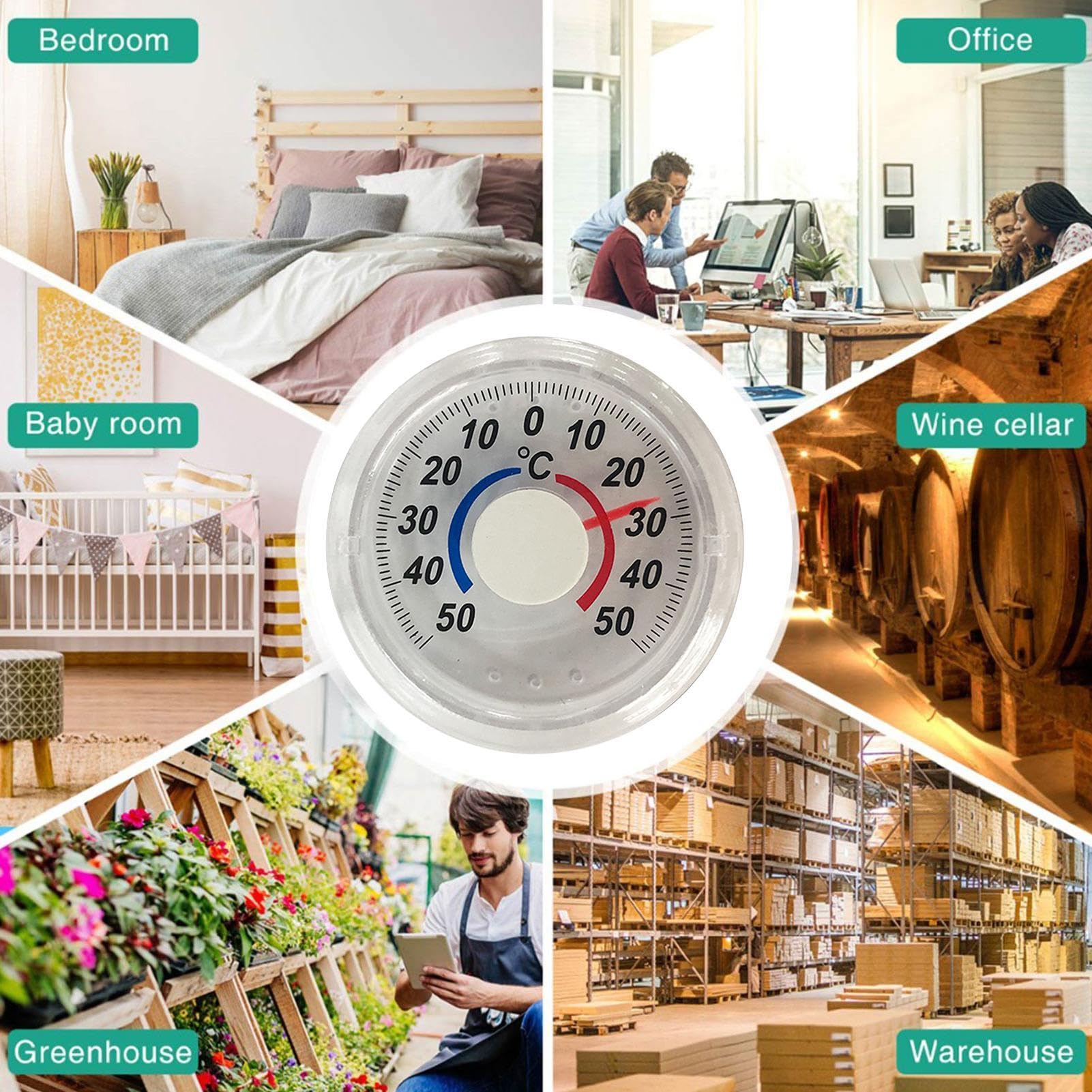 Thermomètre Pour Fenêtre Pour Intérieur Et Extérieur Thermomètre