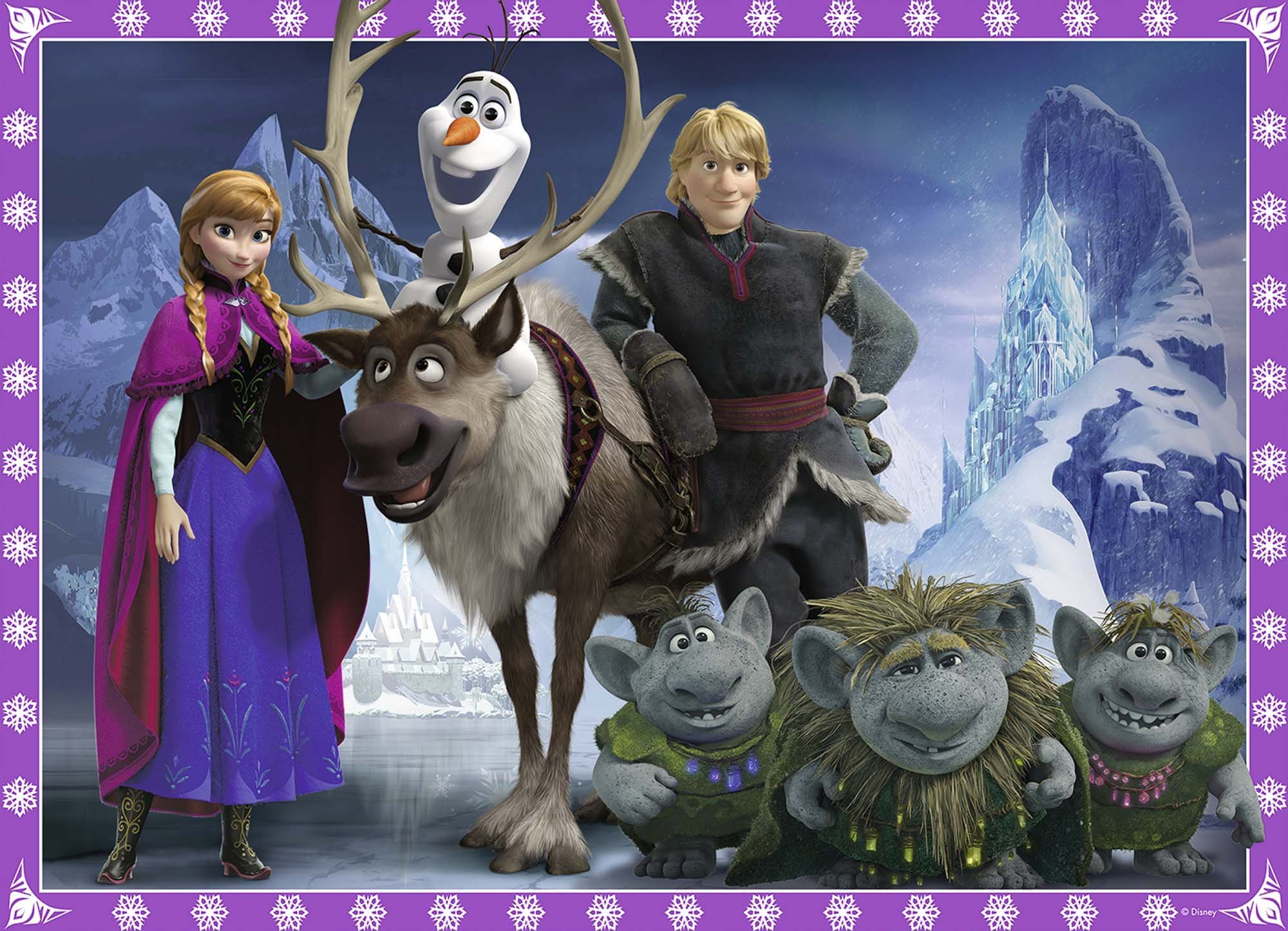 Ravensburger Frozen - Bumper Pack, Cuatro Rompecabezas de 42 Piezas, 36 x 26 cm 70251