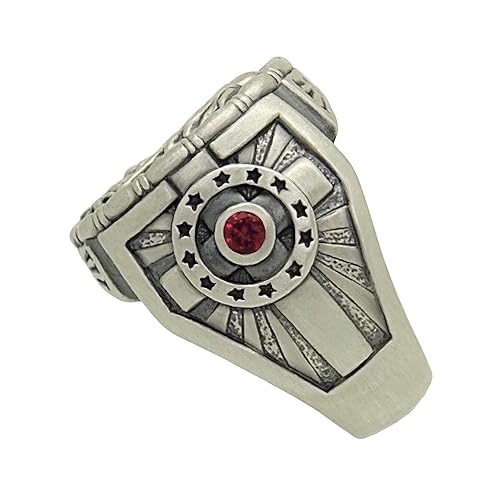 Miniatura 2 de Christian Pelican with Chicks Jesuit ihs Sterling Silver Cross Men Ring Knight Medieval